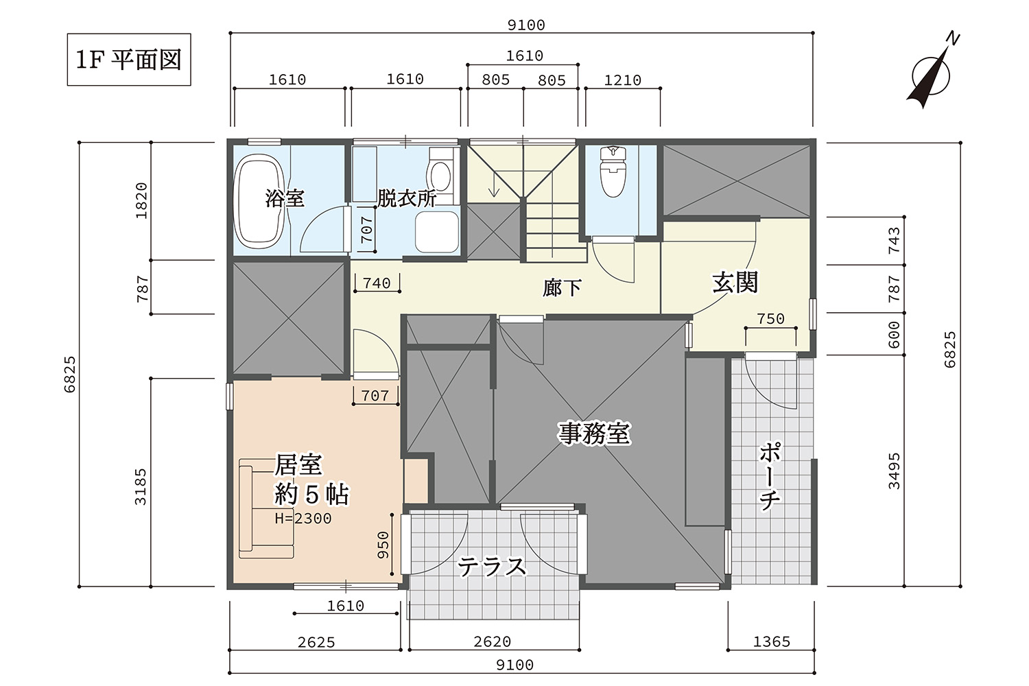 画像-1階平面図